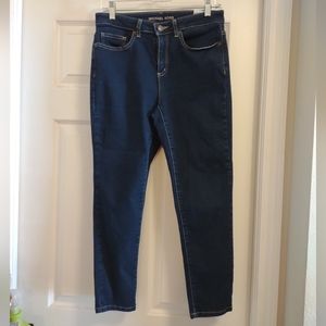 Michael Kors Izzy Cropped Skinny Jeans   Denim Womens Size 8 Dark Wash Stretch